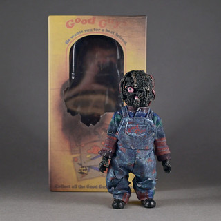 13cm NECA Scream Factory Child 's Play Movie Series Charred Chucky PVC Hình