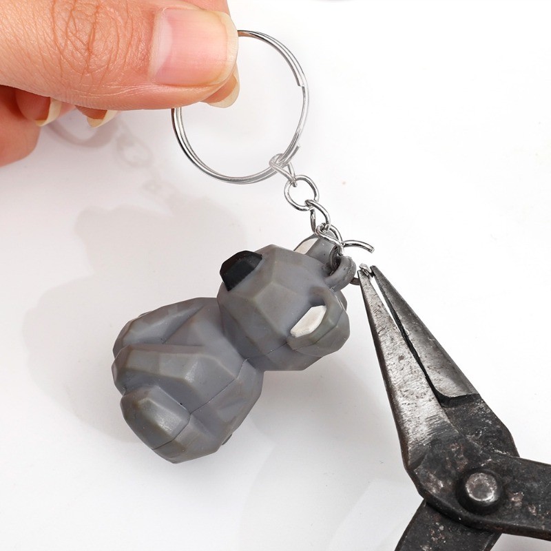 50 / 100 / 150 Chiếc Móc Khóa Chia Kim Loại / 25 Mm Trống Móc Khóa Cho DIY Móc Khóa Phụ Kiện