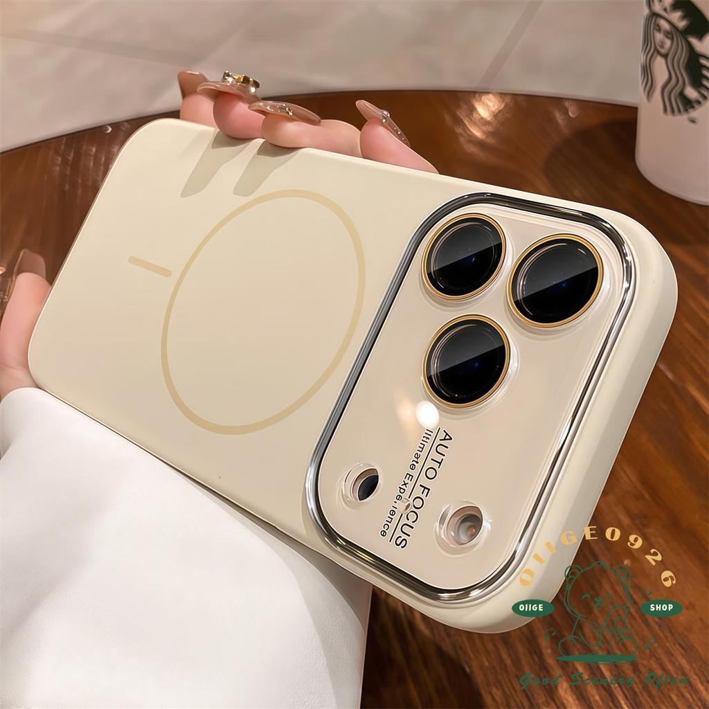 【 Ốp lưng iPhone17 】 Vỏ điện thoại từ tính dạng lỏng màu kẹo iphone17 Pro Max16 15 14 13 cho vỏ iPhone Vỏ mềm silicon TPU chống sốc