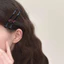 Kẹp Tóc Mèo Kim Loại Kawaii 5/10/15 Cái, Kẹp Vô Hình Cho Bangs, Màu Đen Mát Mắt