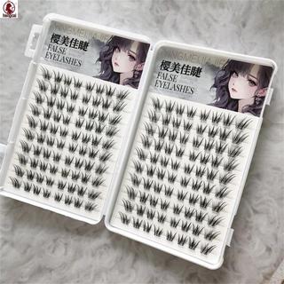 Không Keo Lông Mi Giả Phong Cách Trung Hoa Cáo 8-12mm Chiều Dài Hỗn Hợp Đen C Curl Khối Lượng Tự Nhiên Lông Mi Để Chụp Ảnh Sân Khấu Mặc