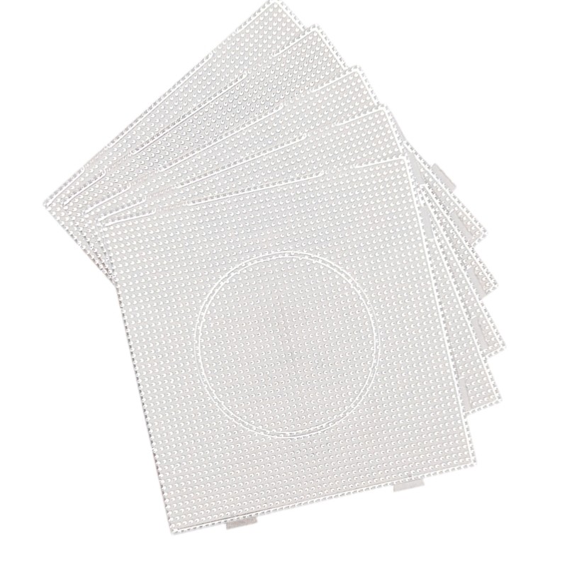 SA 14x14cm Tấm nhựa trong suốt chịu nhiệt cho trẻ em Thủ công hạt nghệ thuật