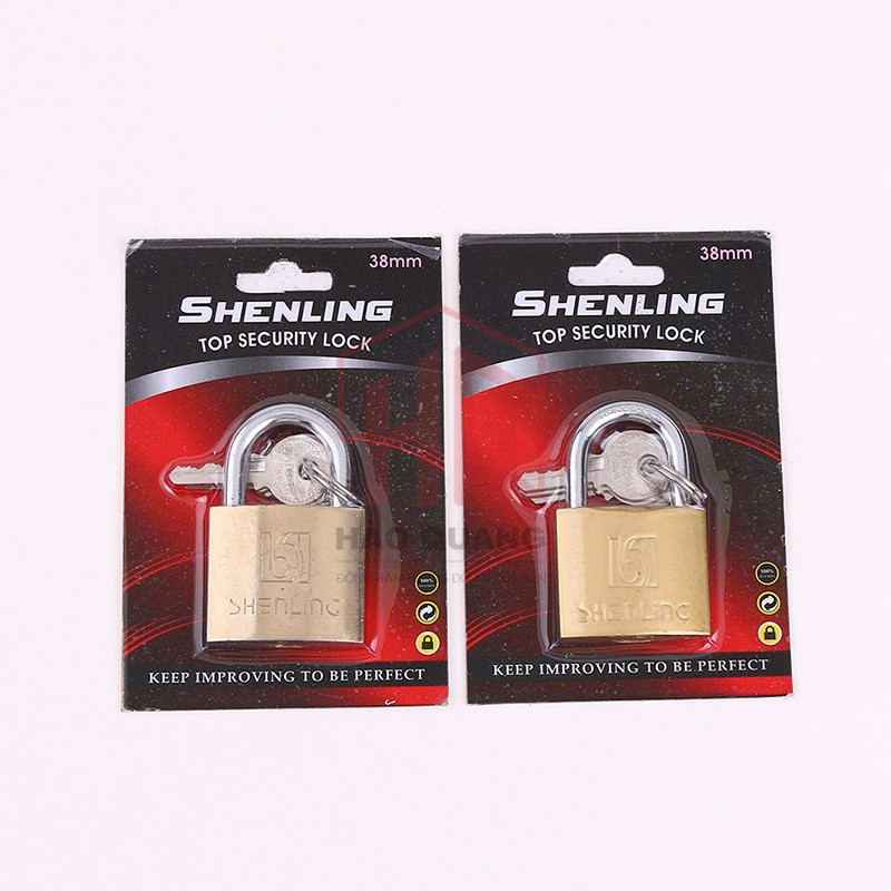 Ổ Khóa SHENLING 50mm – Khóa Chống Cắt Chống Rỉ – Kèm 3 Chìa – Khóa Bảo Vệ An Toàn Cao Cấp