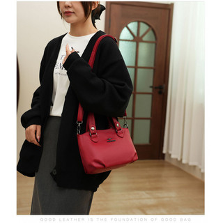 Túi đeo vai vintage cho nữ, kiểu tote thanh lịch, dung tích lớn, hợp thời trang, phù hợp cho người trung niên và cao tuổi đi làm