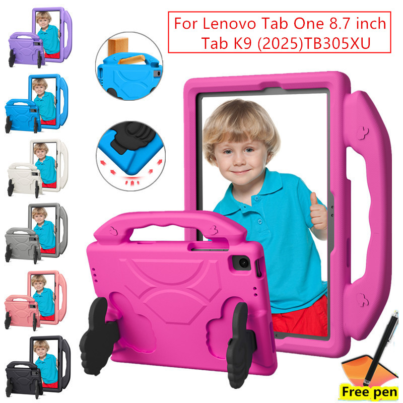 Ốp Lưng Cho Lenovo Tab One 8.7inch TB305XU Tab K9 2025 TB305FU Vỏ Bảo Vệ Trẻ Em EVA Bọt Bao