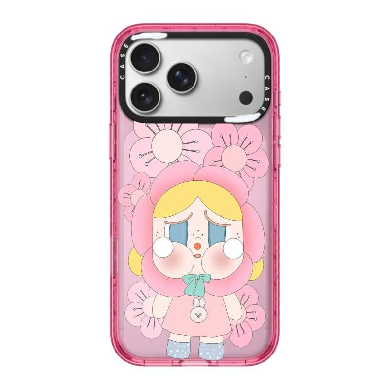 CASECASE X Hồng Hoa Cô Gái Màu Hồng Fizz Trong Suốt Cứng Hút Từ Tính Tác Động Dành Cho Apple IPhone 12 13 14 15 16 17 Pro Max Air Plus Có Hộp