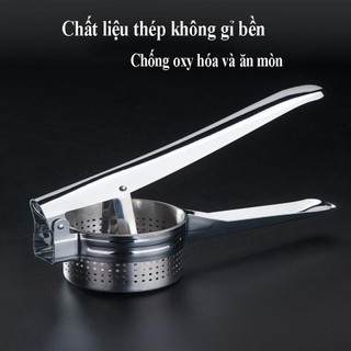 Máy ép rau củ inox cầm tay - Kích thước 27x9.2cm, phù hợp ép đa dạng hoa quả và rau củ