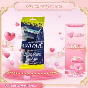 Ship từ HCM - Dao Cạo Râu Avatar 2 Lưỡi Kép Thân Nhựa Dành Cho Nam (Set 5 Cây Màu Ngầu Nhiên)
