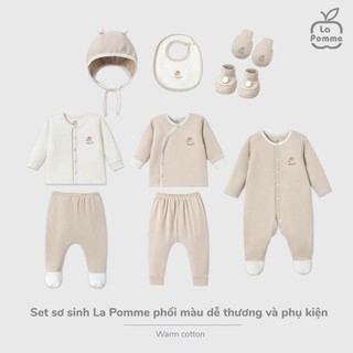 La pomme AW2025 BST sơ sinh  La Pomme phối màu dễ thương - Be T11.4