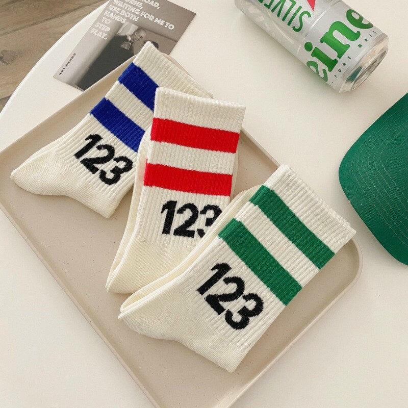 Vớ Tất cổ cao UNISEX số 123 phong cách thể thao, đường phố, năng động nhiều màu