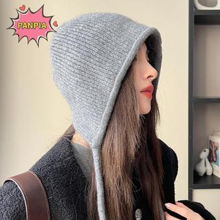 Mũ Dây Rút Len Đa Năng Cho Nữ, Ấm Áp Mùa Thu Đông