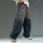 OWLLADE Chó Rách Baggy Quần Jean Cho Bé 12 Tuổi Thanh Thiếu Niên Quần Denim Cho Quần Jean Bé Trai Chống Mài Mòn Z1266 Màu Xanh C03 4T-1 — ảnh 3