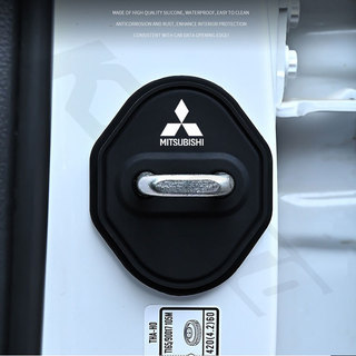 [Sản phẩm chính hãng 1: 1] 4 miếng bảo vệ khóa cửa giảm xóc cửa ô tô Mitsubishi Miếng dán khóa cửa tự động bằng silicon cho Ralliart Xforce Mirage Triton L200 Xpander Outlander