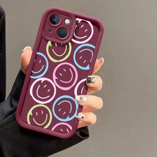 Tương thích với Xiaomi 14T 15T Pro Mi 9T Pro Poco C85 C75 C71 F6PRO M7 M6 4G Vỏ mềm silicon họa tiết mặt cười đầy màu sắc