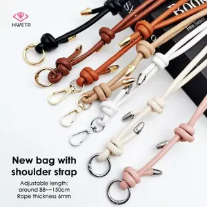 HWETR Dây Đeo Vai Da Dài Có Thể Điều Chỉnh Phụ Kiện DIY Cho Túi Xách, Đeo Ngang, Đeo Bụng