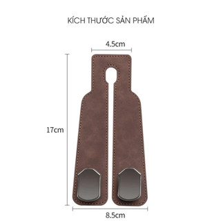 Móc treo ghế xe hơi kiểu móc đôi - Thiết kế đa năng, kim loại bền, đẹp & tiện，móc treo đồ ，móc treo ，móc treo đồ đa năng
