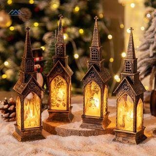 ELBBKG 2024 Giáng Sinh LED Đèn Ngủ Ông Già Noel Người Tuyết Đèn Lồng Đèn Bàn Trang Trí Giáng Sinh Nhà Quà Tặng Giáng Sinh Quà Tặng Mới