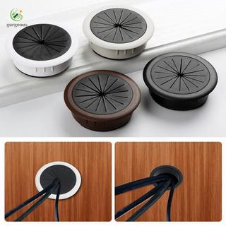 ⭐GROUS⭐Effective Cable Management Solution Desk Cord Grommet Wire Hole Cover 60MM White