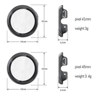 Ốp Đồng Hồ Cho Google Pixel Watch 4 45mm 41mm Kính Cường Lực Cản Xung Quanh + Vỏ Bảo Vệ Màn Hình Chống Trầy Xước Cho Pixel watch4 PC Case