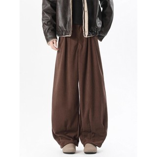 Quần âu nam phong cách Harajuku, vải nhung, phù hợp unisex