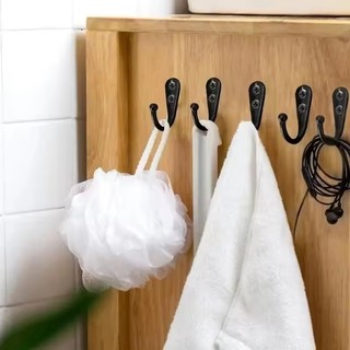 10 / 20 / 30 Bộ Móc Hợp Kim Kẽm Đa Năng Có Ốc Vít - Móc Bảo Quản Treo Tường Gia Đình