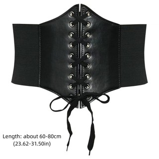 Dây thắt lưng BAIHE Corset, Dây thắt lưng trang trí rộng rãi, Giảm béo thời trang bên ngoài Thiết kế đàn hồi Dây thắt lưng cho nữ Cô gái cô dâu