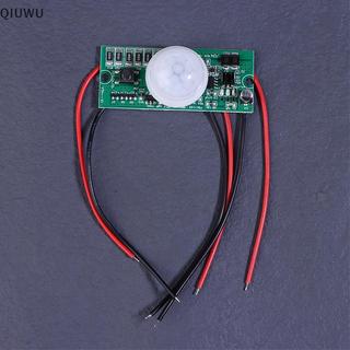 QIUWU 3.2V 3.7V Điều khiển từ xa Bảng mạch cảm biến đèn đường tích hợp năng lượng mặt trời PIR có bộ điều khiển.