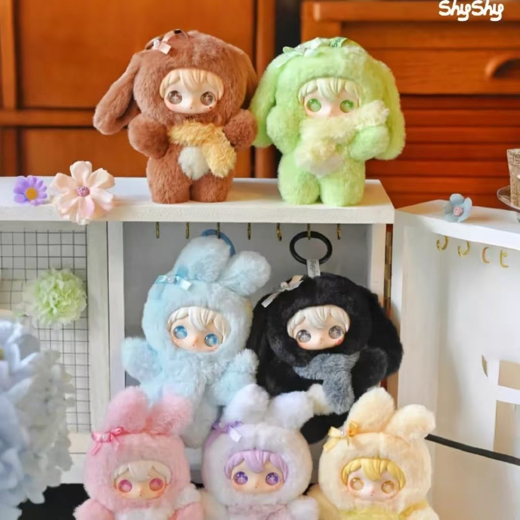 PS1 AYORTOYS Thỏ ShyShy Dễ Thương Vinyl Mù Hộp Đồ Chơi Hợp Thời Trang Người Nổi Tiếng Cùng Phong Cách Túi Charm plushie SP1