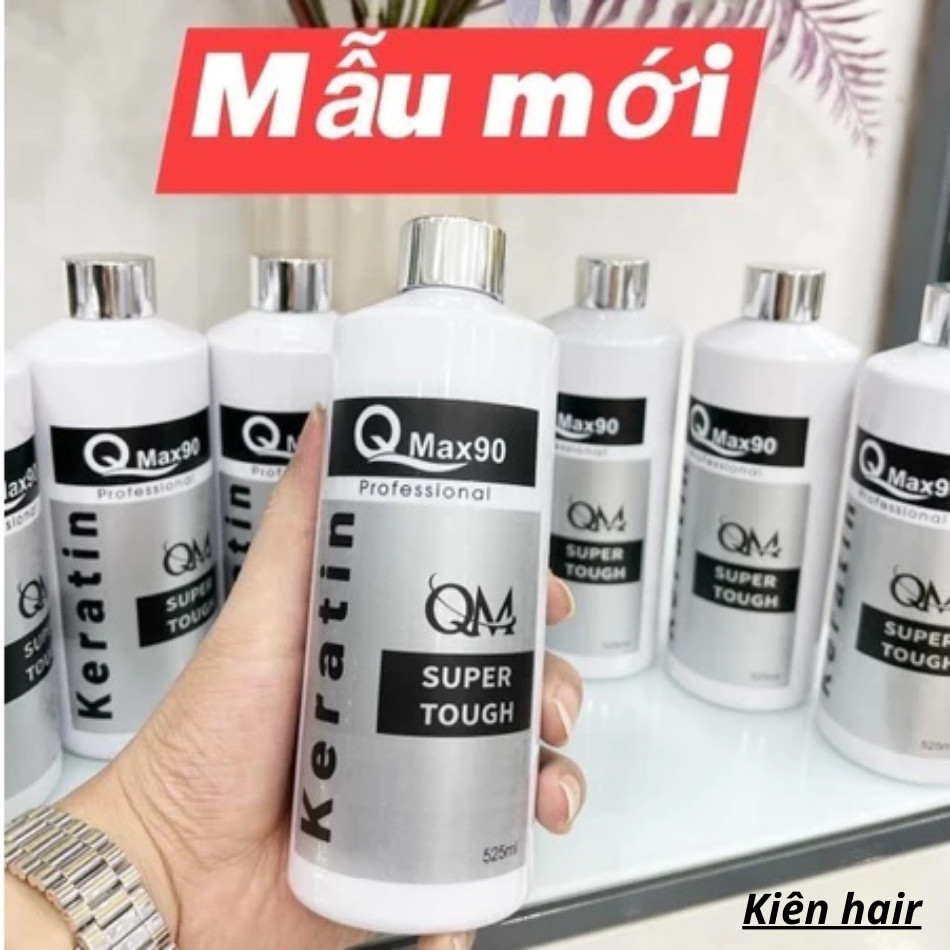 Keratin Qmax90, Keratin phục hồi tóc cháy, tóc nhũn, tóc bông xù, tóc hư tổn nặng chai 525ml | Trunghair