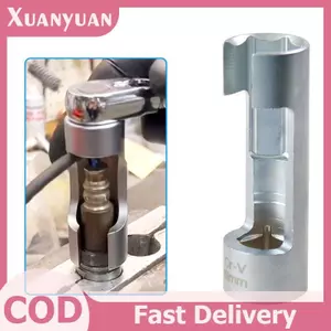 XUAN 17 / 19mmDiesel Kim Phun Nhiên Liệu Ống Lục Giác Mở Tay Loại Bỏ Cảm Biến Oxy Cờ Lê Ống Tay Xưởng Thiết Bị Dụng Cụ Cầm Tay VN