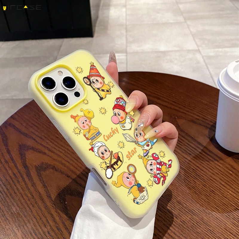 Dành Cho Tecno Pop 10 10C 9 8 7 Pro Pova 7 Neo 6 Pro 5 Spark GO 2 2S 1 1S 4G 5G Ốp Điện Thoại 2 Trong 1 Hai Lớp Xung Quanh Ngôi Sao Lấp Lánh May Mắn Hoạt Hình Dễ Thương Vỏ Mờ