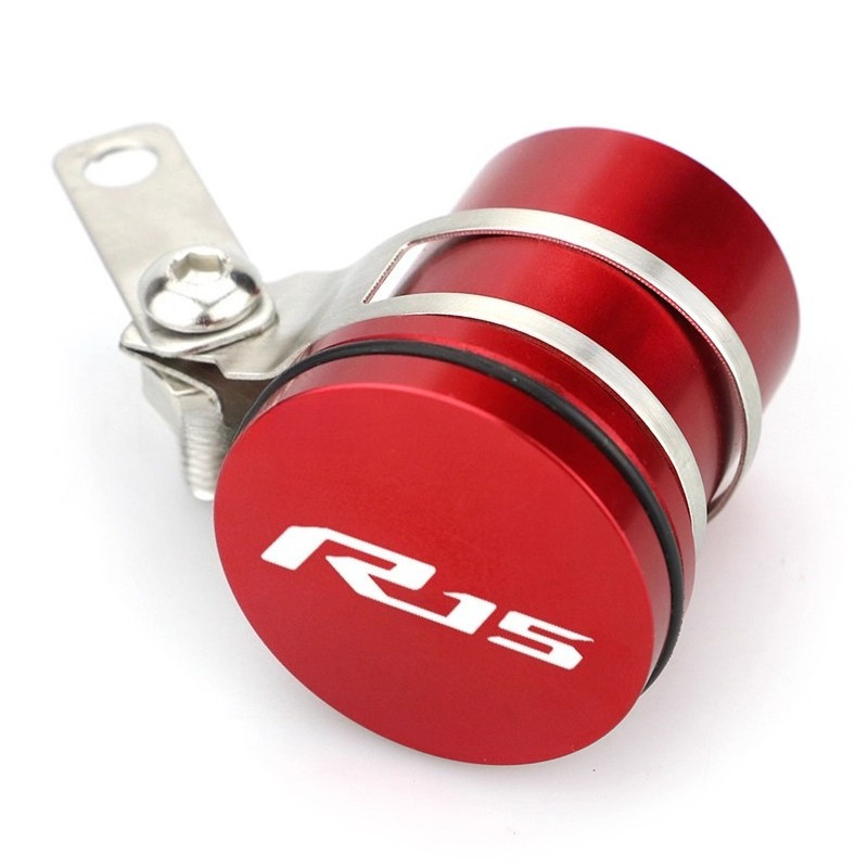 Dành Cho Xe YAMAHA YZF R15 V1 V2 V3 V4 CNC Nhôm Phanh Sau Chất Lỏng Chứa Chủ Xi Lanh Dầu Cốc