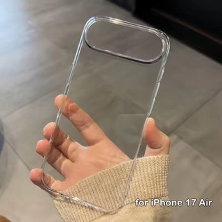[JLK] Vỏ nhựa cứng trong suốt cứng sang trọng cho iPhone 17 Air 16 15 14 Plus 13 12 Pro Max Vỏ bóng siêu mỏng trong suốt