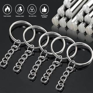 50 / 100 Chiếc Móc Khóa Trống Kim Loại Chia Móc Khóa - Nam Nữ Móc Chìa Khóa Có Vòng Nhảy Mở - Phụ Kiện Trang Sức Handmade DIY