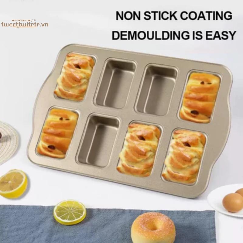TRTR 1 Cái 8 Khuôn Khay Nướng Bánh Chảo Bánh Mì Nướng Muffing Chảo Chống Dính Lò Nướng Nướng Bánh Cupcake Khuôn Dụng Cụ Nướng Bánh Để Sử Dụng Tại Nhà VN