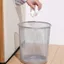 Thùng Rác Lưới Thép Đen BIBABIBO – Giỏ Đựng Giấy Vụn Văn Phòng, Sọt Quần Áo Bẩn Công Nghệ Nướng Kim Loại Cao Cấp
