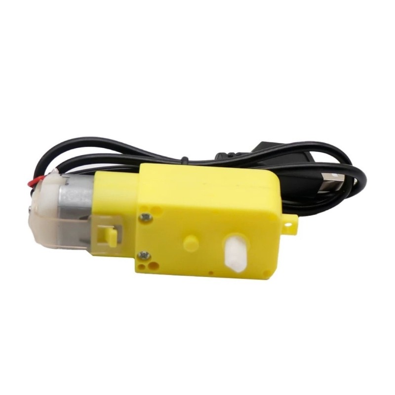 Fol Cho Động Cơ Decal Trục Đơn 5V 59RPM Tỷ Lệ 1 220 Động Cơ Giảm Cho Robot Máy Tự Động Tạo Kiểu