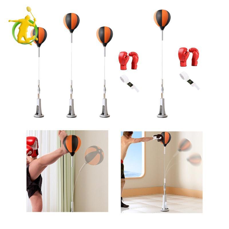 Bóng phản ứng đấm bốc có chân đế và túi tốc độ cho tập luyện tại nhà
