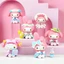 Vinyl My Melody Tea Party Series 6 Cái / bộ Hình Dễ Thương Để Bàn Đồ Trang Trí Hình Bánh Trang Trí Búp Bê