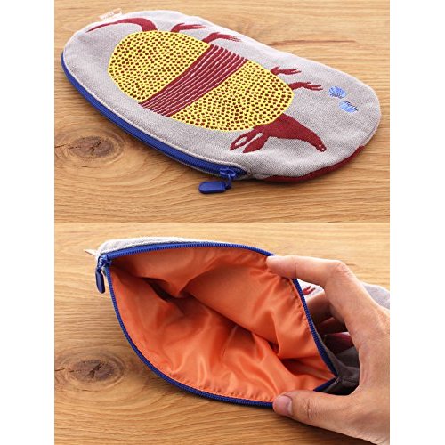 Morita MiW Pouch - Various Animal Designs 22x13cm ㅤDirect From Japan