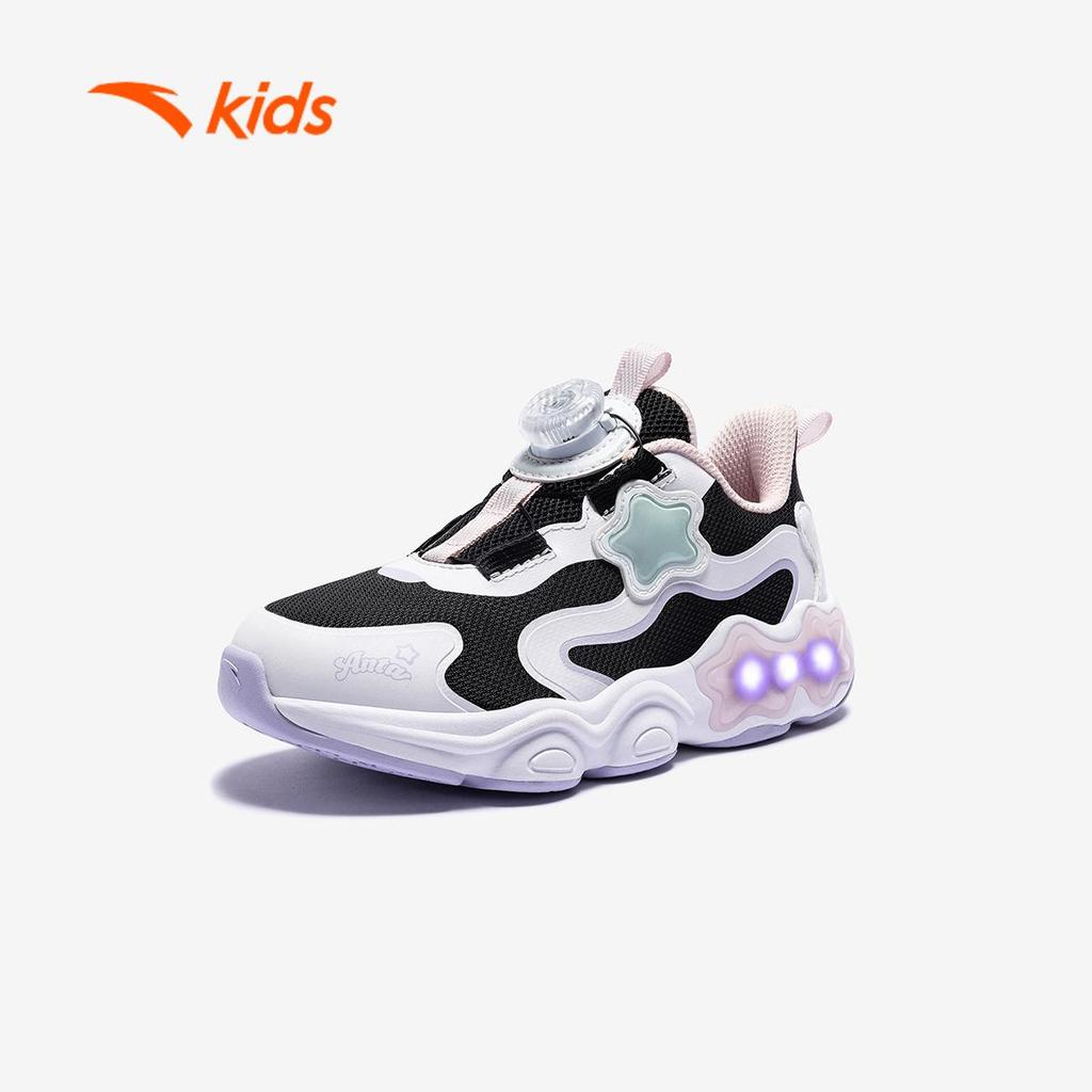 ANTA Kids Starry Sky Giày Thời Trang Phát Sáng Bé Gái 3225D9918. Êm Đàn Hồi, Thời Trang Đi Hoc