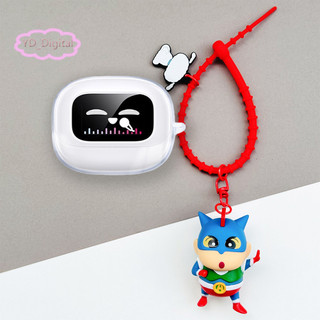 Dành Cho UGREEN LightBuds Magic / H6 Magic Tai Nghe Transpent Case Chống Thấm Nước Chống Sốc Mềm Bảo Vệ Tai Nghe Vỏ Mềm Tai Nghe Có Mặt Dây Chuyền Hoạt Hình