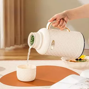AKubi Ấm Phích Nước Giữ Nhiệt Phong Cách Mới 1000ml Nhỏ Gọn Tiện Lợi . Ấm Ủ Trà Mini Để Bàn