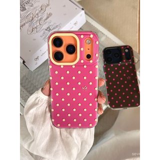 Ốp Điện Thoại Thích Hợp Cho iPhone 7 8 X XS XR XSMAX 11 12 13 14 15 16 17 Pro max Plus Air Polka Dot Vỏ Bảo Vệ Chống Sốc Chống Sốc Bao Gồm Tất Cả FDHJ