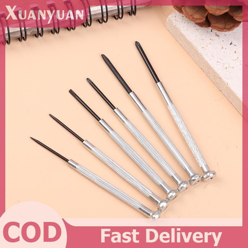 XUAN 6 Cái / bộ Bộ Tua Vít Chính Xác Dụng Cụ Đồng Hồ Cho Đồng Hồ Trang Sức Kính Dụng Cụ Sửa Chữa VN