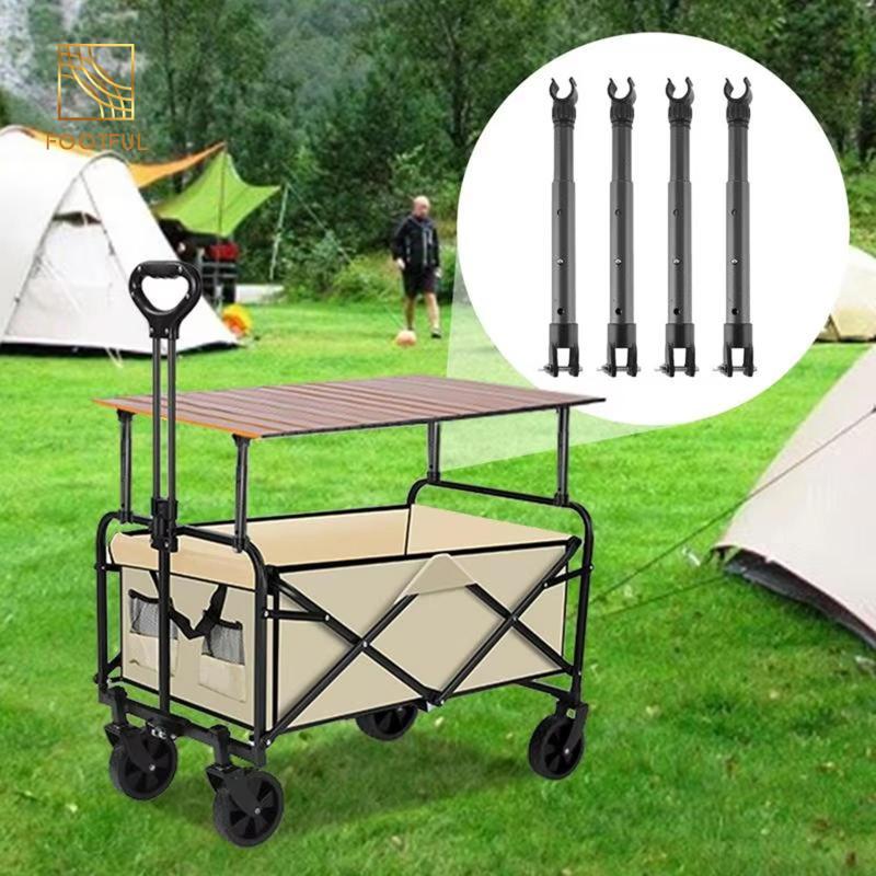 Xe Đẩy Cắm Trại 4x với Bàn Hỗ Trợ Cần Nâng