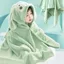 Khăn Tắm Choàng Cho Bé Ủ Lông Cotton Mềm Mịn GADI, Khăn Tắm Có Mũ Hình Thú Đáng Yêu, Dày Dặn,Thấm Hút Tốt, Đáng Yêu