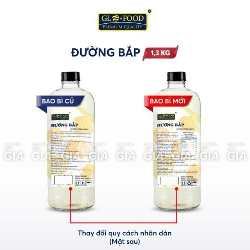 Đường bắp nước Glofood - CHAI 1KG3