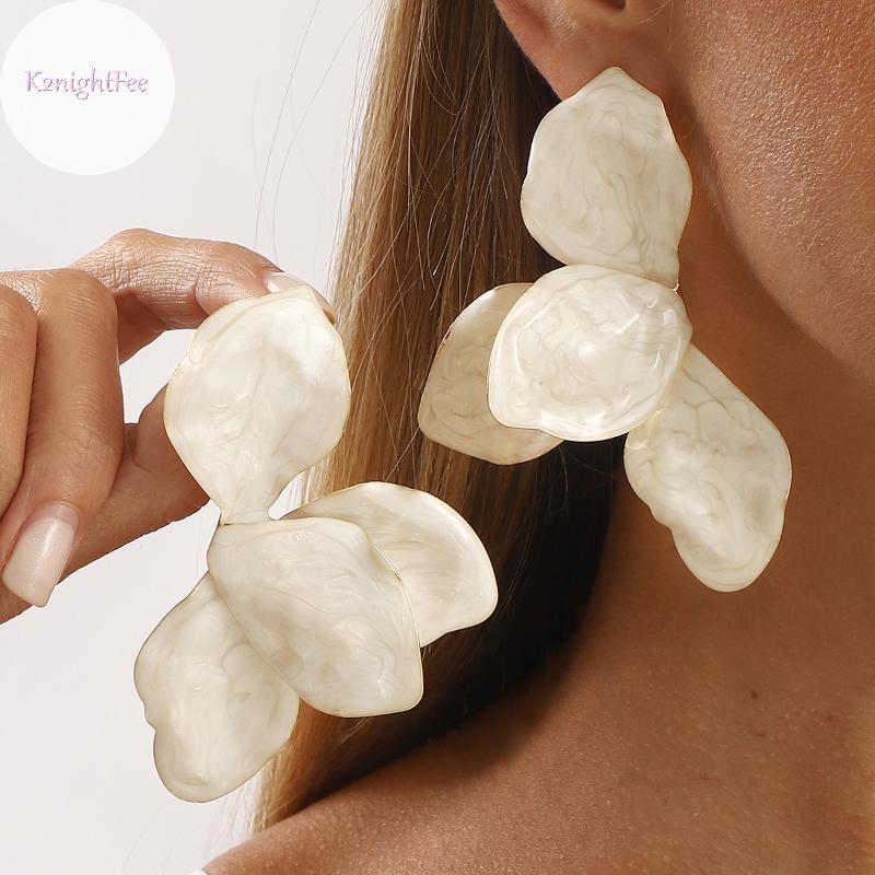 Bông tai nữ cá tính vintage kim loại lớn, phù hợp tiệc cưới và làm quà tặng thời trang