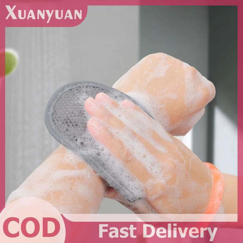 XUAN Tắm Làm Sạch Bọt Lưới Hai Mặt Túi Xà Phòng Tẩy Tế Bào Chết Toàn Thân Bọt Biển Phòng Tắm Lưới Xà Phòng Túi VN